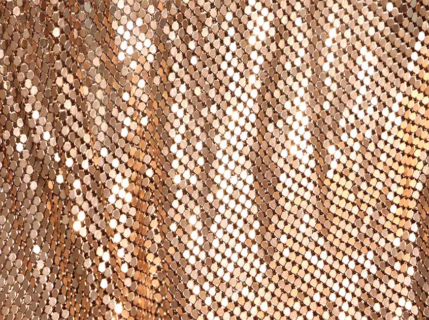Unleash Creativity with Woven Mesh Fabric: Transforming Spaces with Metal Elegance
