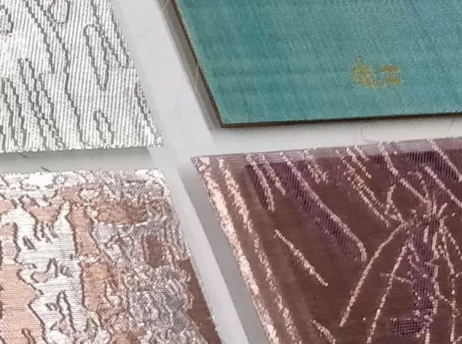 Metallic textile fabrics uniquely combine metallic and textile properties